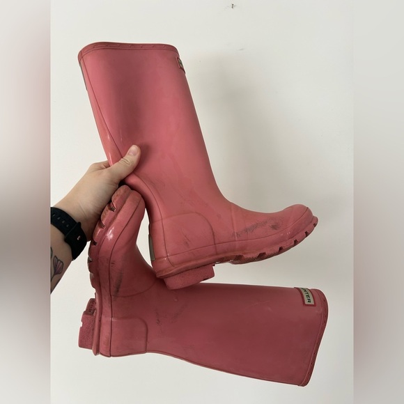 Hunter Boots Girls 6 Light Pink - Picture 7 of 8